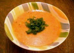 Sopa de verdura con avena