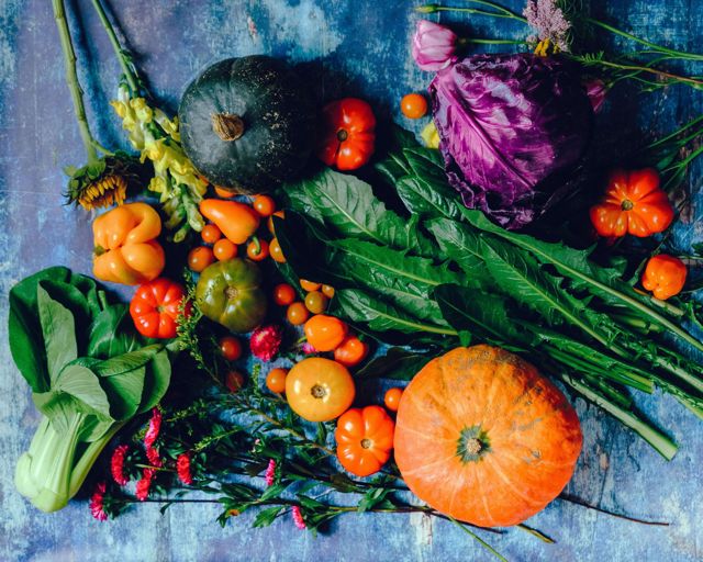 Vegetales: beneficios para la salud en colores