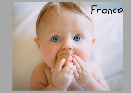 ¿Con qué nombres combina Franco?